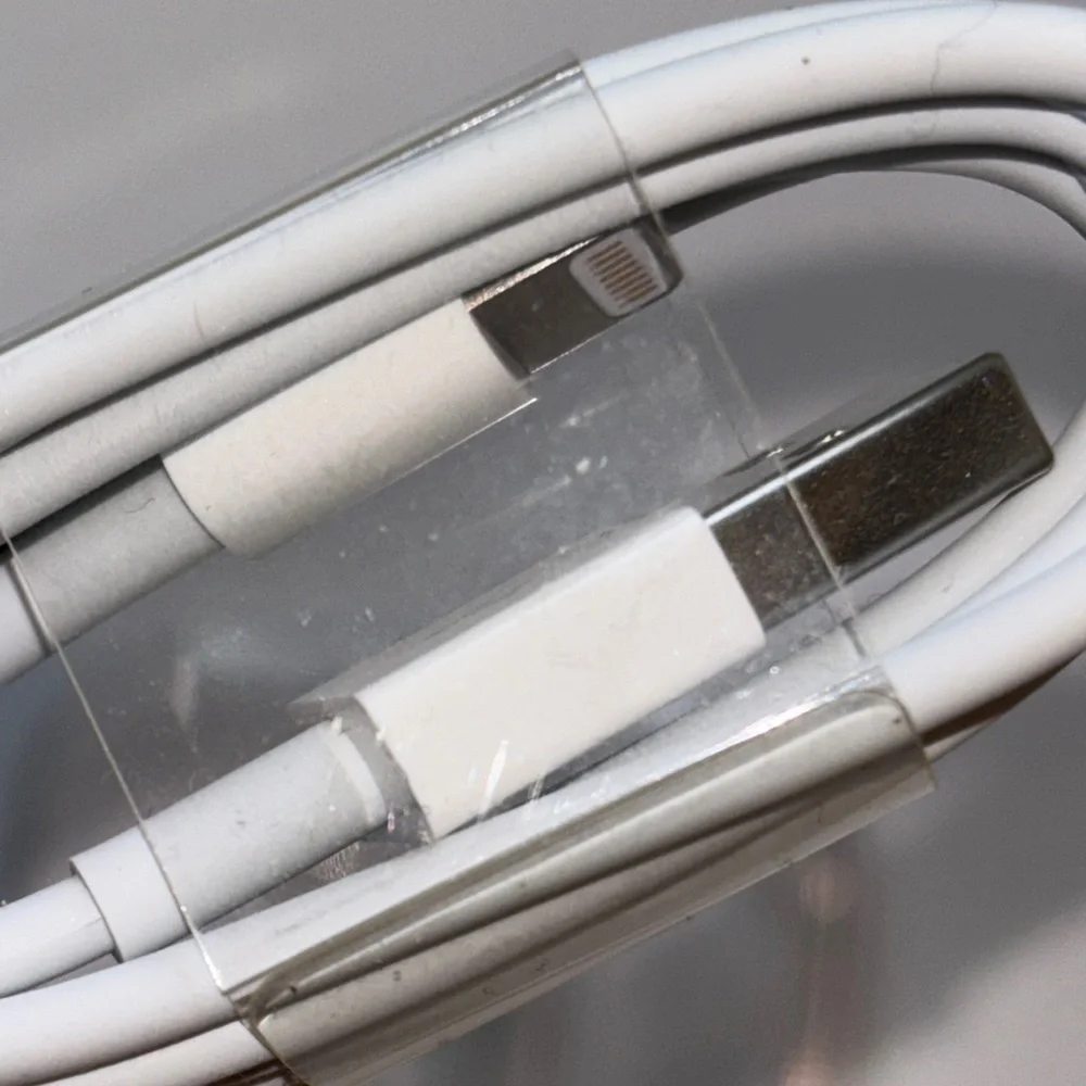 Apple iPhone 6s Box  iPhone 6 ear buds with cord and charging brick